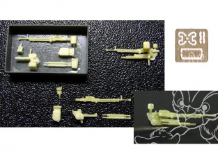 Armory Models kit d'amélioration AC7239 12.7mm DShK version tourelle pour T-54/55/62 1/72
