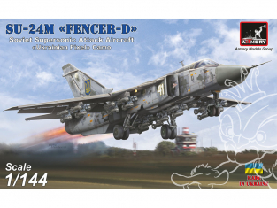 Armory Models maquette avion AR14704 Sukhoi Su-24M "Fencer-D" Camo Ukrainien 1/144