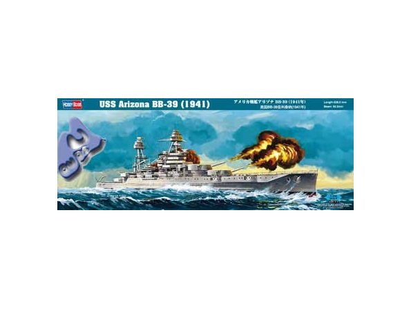 HOBBY BOSS maquette bateau 86501 USS ARIZONA BB-39 (1941) 1/350