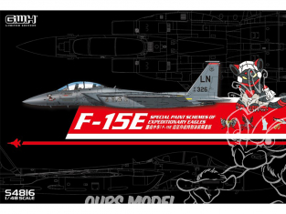 Great Wal Hobby maquette avion S4816 F-15E Special Paint Schemes of Expeditionary Eagles Edition limitée 1/48