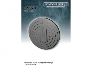 FC MODEL TREND accessoire résine 35570 Plaque Steyr 3,5cm