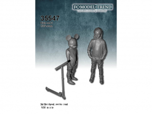 FC MODEL TREND figurine résine 35547 Enfants Set 3 1/35