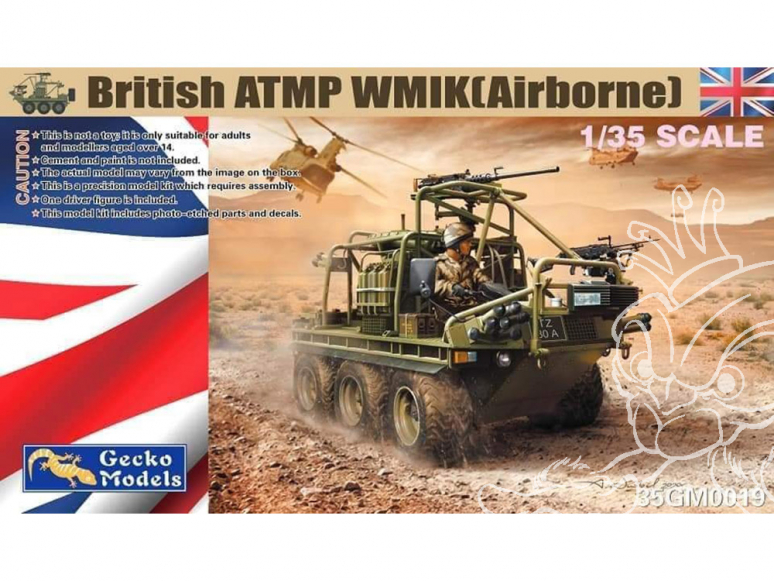 Gecko Models maquettes militaire 35GM0019 ATMP Britanniques WMIK Airborne avec conducteur 1/35