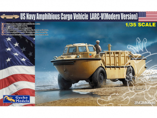 Gecko Models maquettes militaire 35GM0040 Véhicule cargo amphibie américain LARC-V US Navy Vesion moderne 1/35