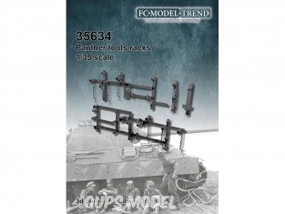 FC MODEL TREND accessoire résine 35634 Rack outils Panther 1/35