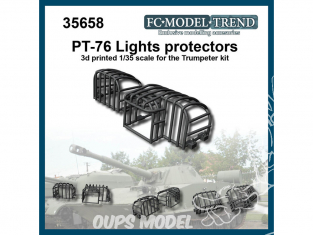 FC MODEL TREND accessoire résine 35658 Protection feux PT-76 1/35