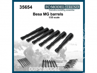FC MODEL TREND accessoire résine 35654 Canons Besa MG 1/35