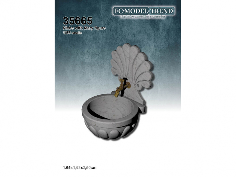 FC MODEL TREND accessoire résine 35665 Fontaine mur 2 1/35