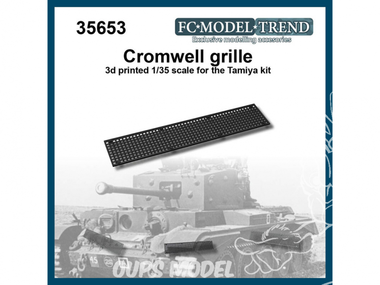 FC MODEL TREND accessoire résine 35653 Grille Cromwell Mk.IV Tamiya 1/35