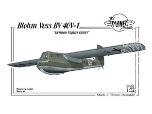 Planet Model PLT204 Blohm Voss BV 40V-1 full resine kit 1/32