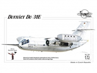 Planet Model PLT201 Dornier Do 31E full resine kit 1/72