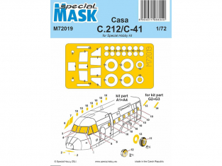 Special Hobby Masque avion M72019 MASQUE Casa C.212/C-41 kit Special Hobby 1/72