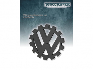 FC MODEL TREND accessoire résine 35575 Plaque Volkswagen 4cm
