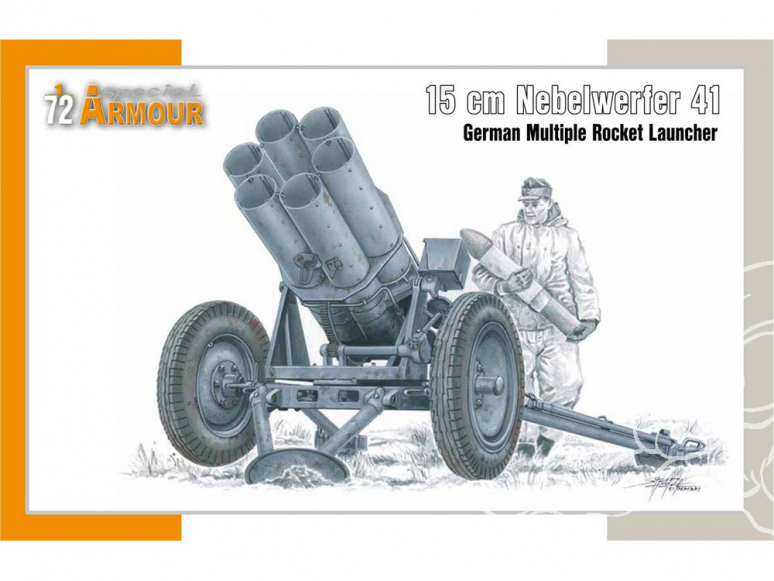 Special Armour maquette militaire SA72026 15 cm Nebelwerfer 41 Lance-roquettes multiple allemand 1/72