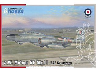 Special Hobby maquette avion 72437 A.W. Meteor NF Mk.11 RAF Squardrons 1/72