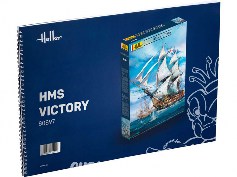heller maquette bateau librairie 80897-176 Brochure HMS Victory