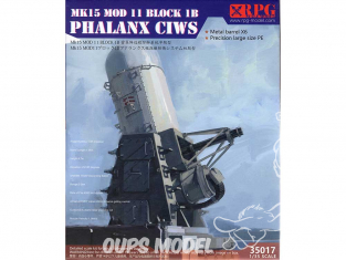 RPG-Model maquette militaire 35017 MK-15 mod.11 Block 1B PHALANX CIWS 1/35