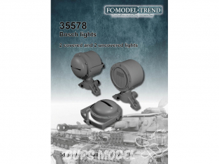 FC MODEL TREND accessoire résine 35578 Feux Bosch 1/35