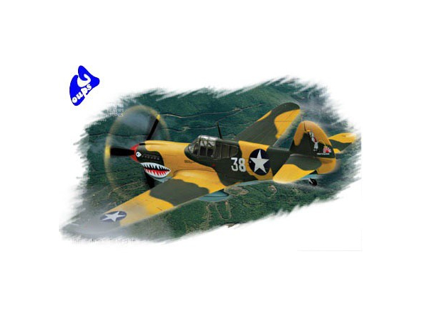 Hobby Boss maquette avion 80250 P-40E “Kittyhawk” 1/72