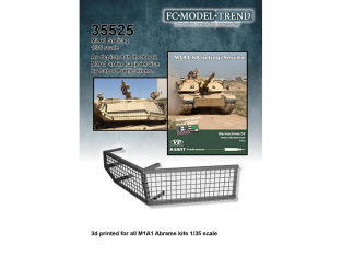 FC MODEL TREND accessoire résine 35525 Grille M1A1 Abrams Irak 1/35
