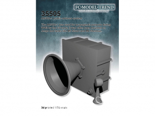 FC MODEL TREND accessoire résine 35505 Haut-parleur UIQ-1 1/35