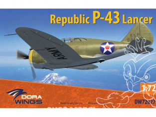 Dora Wings maquette avion DW72027 Republic P-43 Lancer 1/72