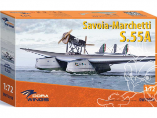 Dora Wings maquette avion DW72018 Savoia Marcetti S.55A 1/72