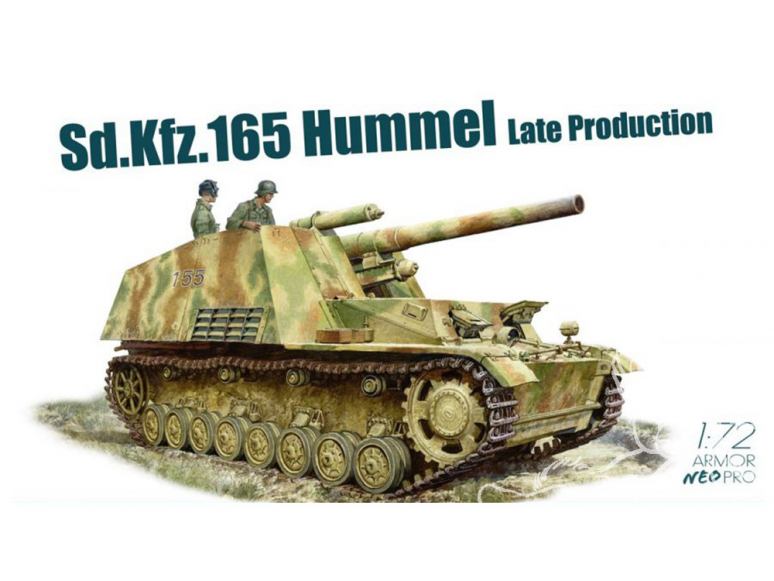 Dragon maquette militaire 7628 Sd.Kfz.165 Hummel Late Production 1/72