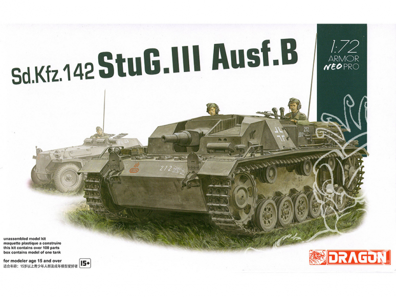 Dragon maquette militaire 7636 StuG.III Ausf.B 1/72