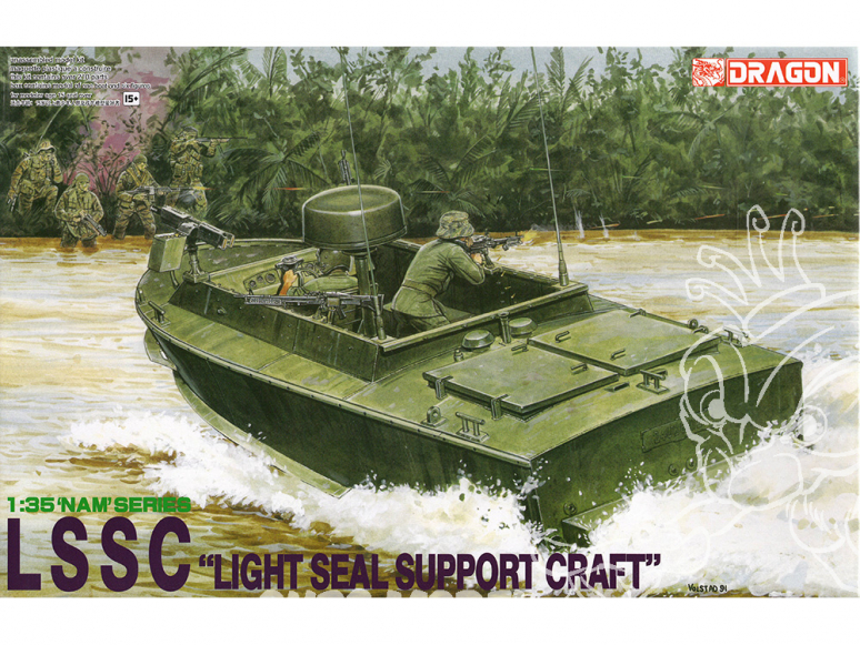 Dragon maquette militaire 3301 LSSC Light Seal Support Craft 1/35