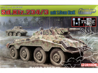 DRAGON maquette militaire 6964 Sd.Kfz.234/3 Premium Edition 1/35