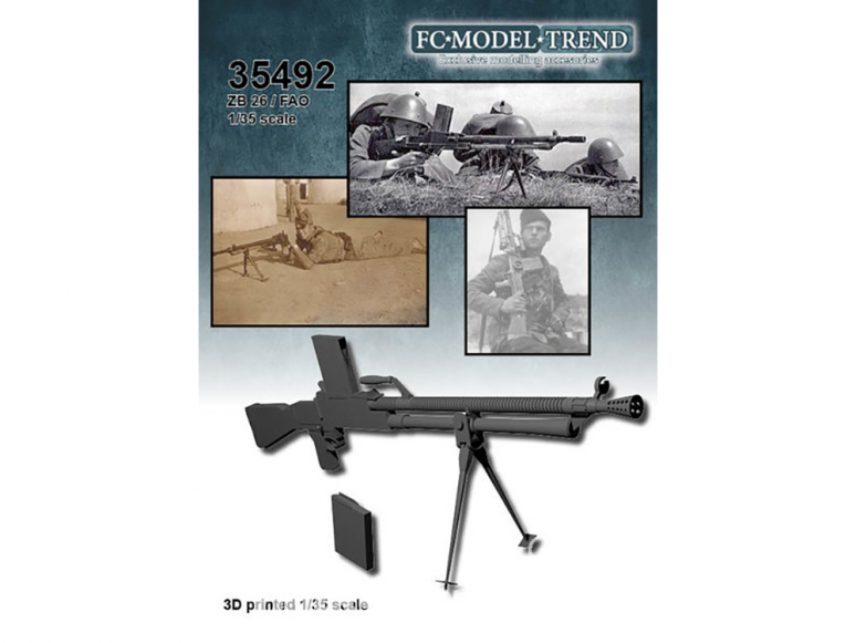 FC MODEL TREND accessoire résine 35492 ZB-29 / FAO 1/35