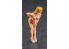 Hasegawa maquette figurine 52300 Collection figurines réelles n° 10 &quot;Blonde Girl Vol.5&quot; 1/12