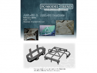 FC MODEL TREND accessoire résine 35479 Set détails AML-60/90 Takom 1/35