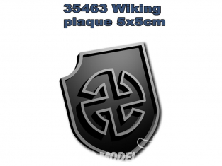 FC MODEL TREND accessoire résine 35463 Plaque Viking 5x5cm