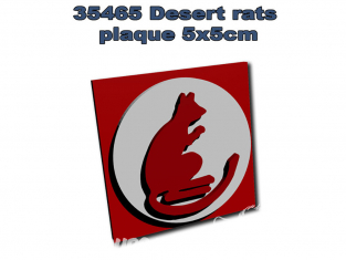 FC MODEL TREND accessoire résine 35465 Plaque Desert rats 5x5cm