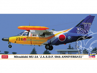Hasegawa maquette avion 02383 Mitsubishi MU-2A Peinture spéciale JASDF 50e anniversaire 1/72