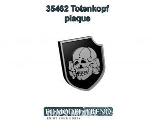 FC MODEL TREND accessoire résine 35462 Plaque Totemkopf 4x3cm