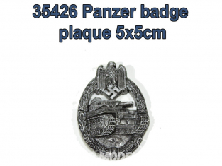 FC MODEL TREND accessoire résine 35426 Plaque Panzer 5x4cm