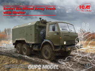 Icm maquette militaire 35002 Camion militaire soviétique à six roues avec cellule 1/35