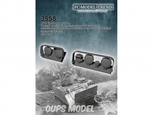 FC MODEL TREND accessoire résine 35588 Feux avant M113 1/35