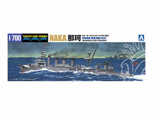 AOSHIMA maquette bateau 40102 Naka croiseur léger Japonais 1/700