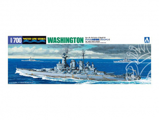 AOSHIMA maquette bateau 46012 Washington Navire de combat U.S. Navy 1/700
