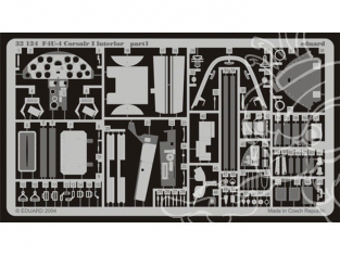 EDUARD photodecoupe avion 32124 Interieur F4U-4 1/32