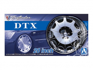Aoshima maquette voiture 54260 Jantes Trafficstar DTX 20" et pneus 1/24