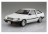 Aoshima maquette voiture 59630 Toyota AE85 Levin Initial D 1/24