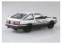 Aoshima maquette voiture 59616 Toyota AE86 Trueno Initial D Takumi Fujiwara Comics Vol.37 1/24