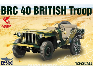 Ebbro maquette voiture 25018 BRC 40 British Troop 1/24