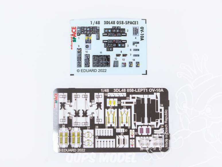 Eduard Space décalques 3D 3DL48058 OV-10A Icm 1/48