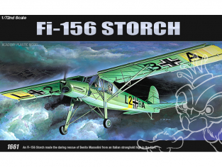 Academy maquettes avion 12459 FI-156 STORCH 1/72
